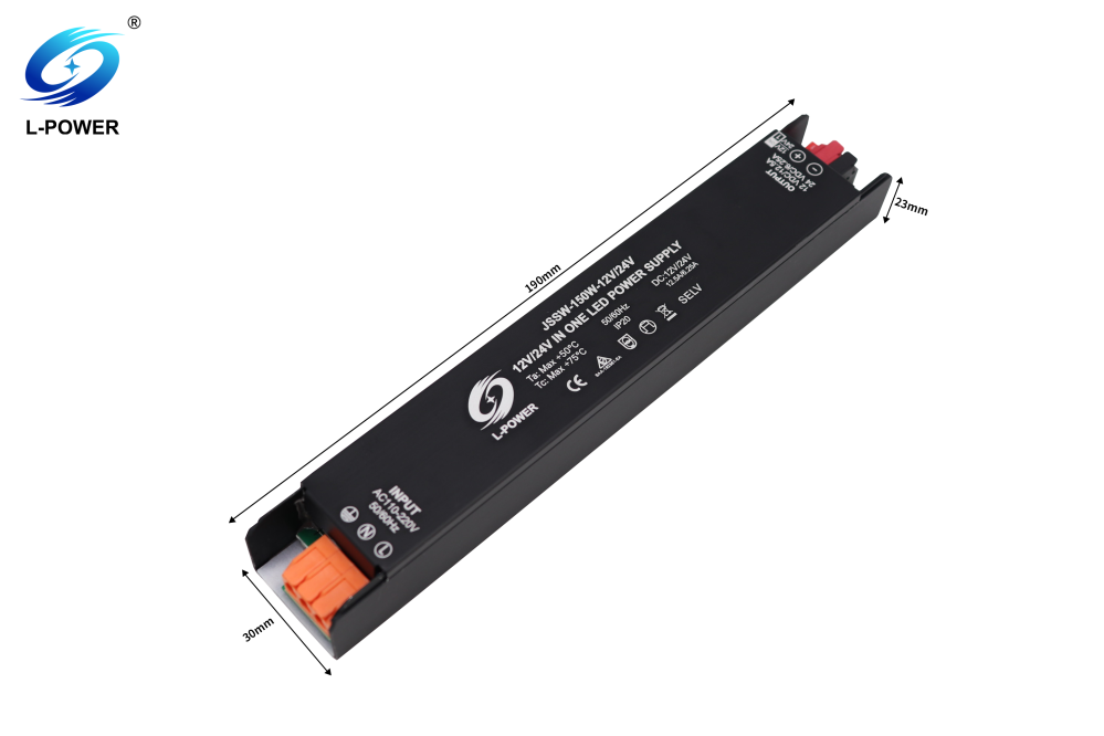 12V/24V一键切换黑金刚LED电源